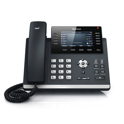 The T46 is a great entry level VoIP phone that has many functions.