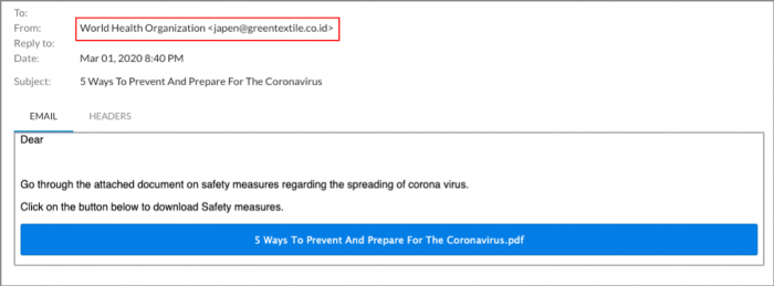 An impersonation attacker can be disguised as anyone or any organization.