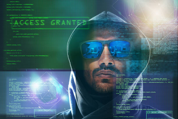 Hacker hacking into a computer Ghost protocol