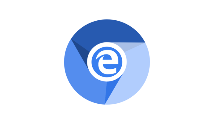 The new credge chromium-based edge browser logo