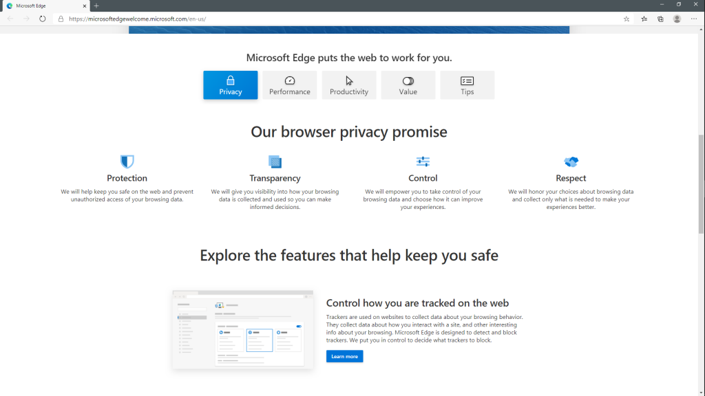 Credge promises to keep your information private.