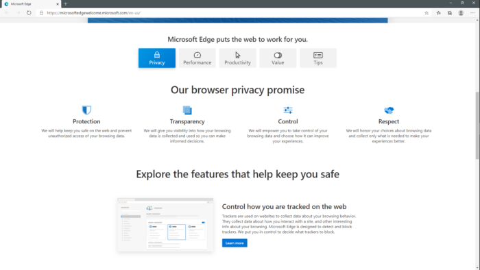 Credge promises to keep your information private.