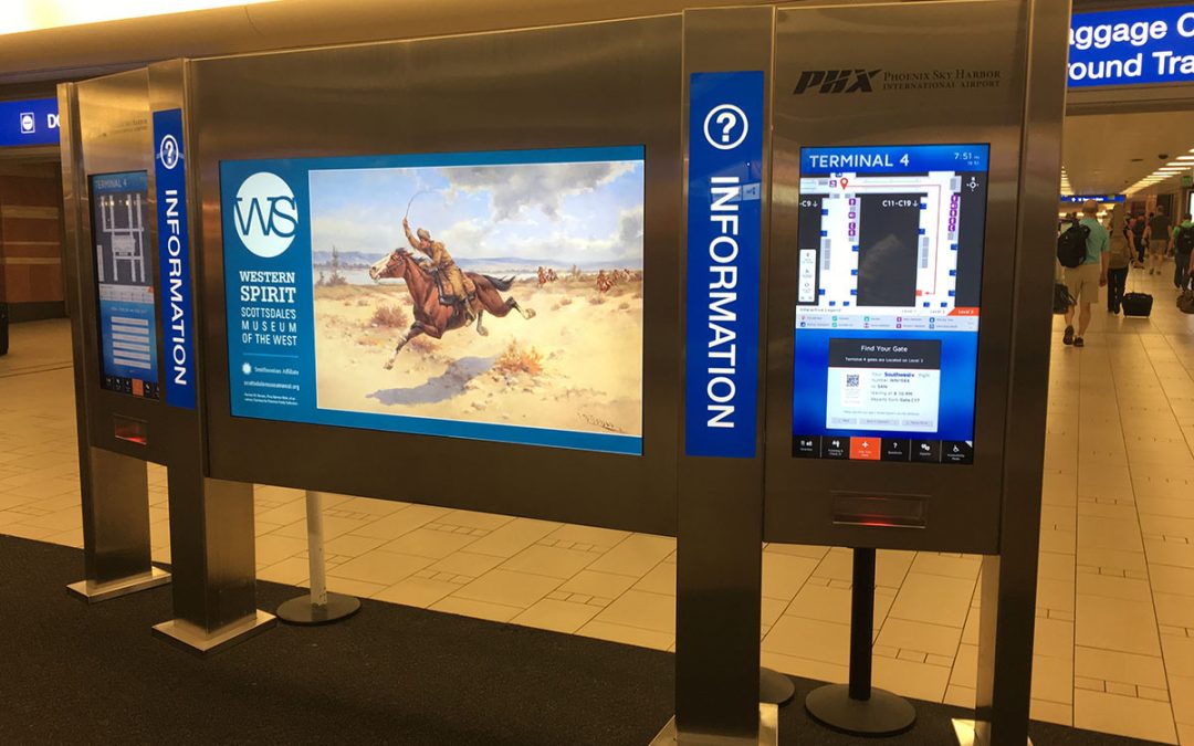 Digital Signage at sky harbor airport