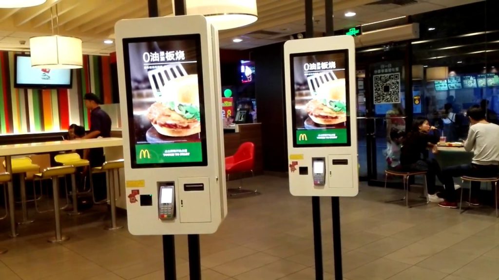 Digital signage and kiosks are everywhere now. Especially in the fast food industry.