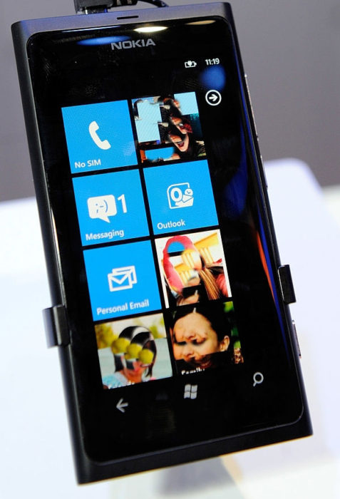 The Windows phone wasn't bad looking at all, it just wasn't as good as other phones.