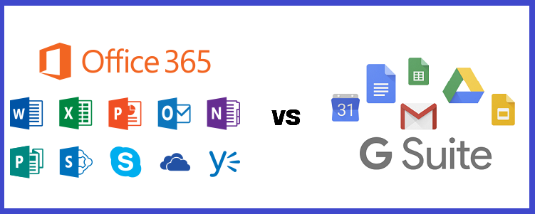 Office 365 and Google's G Suite are both viable options when it comes to backups.