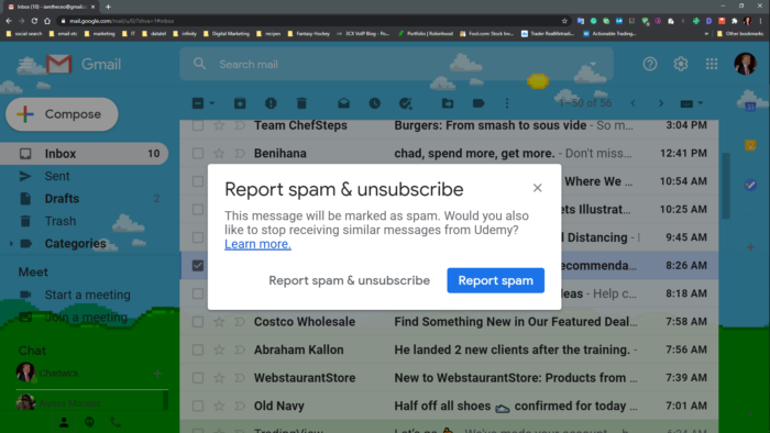 Google's Gmail has some excellent anti-spam and antivirus features to keep you safe and secure.