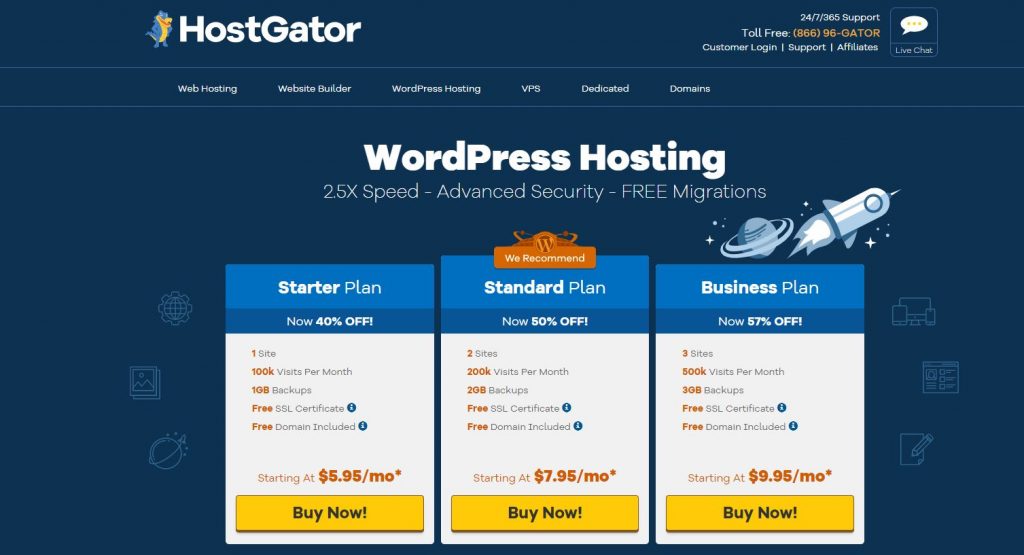 Choosing the right web hosting service to host your site is