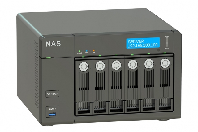 NAS is a Network Attached Storage that backs up your files in case a disaster happens.