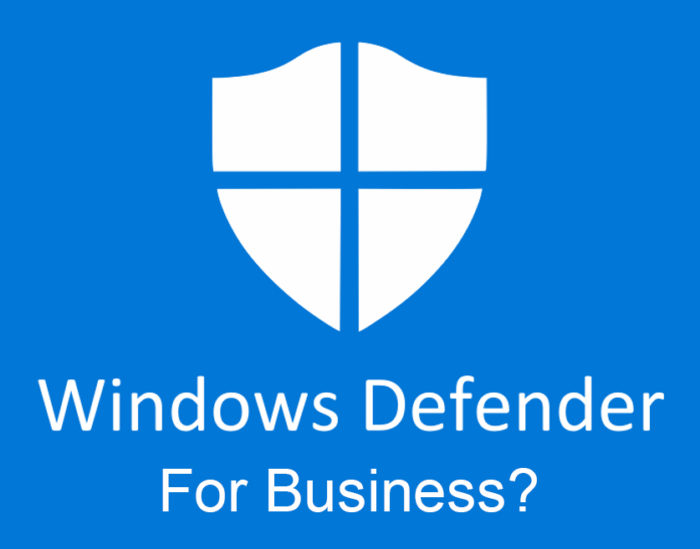Is it safe to just use Windows Defender for you business??