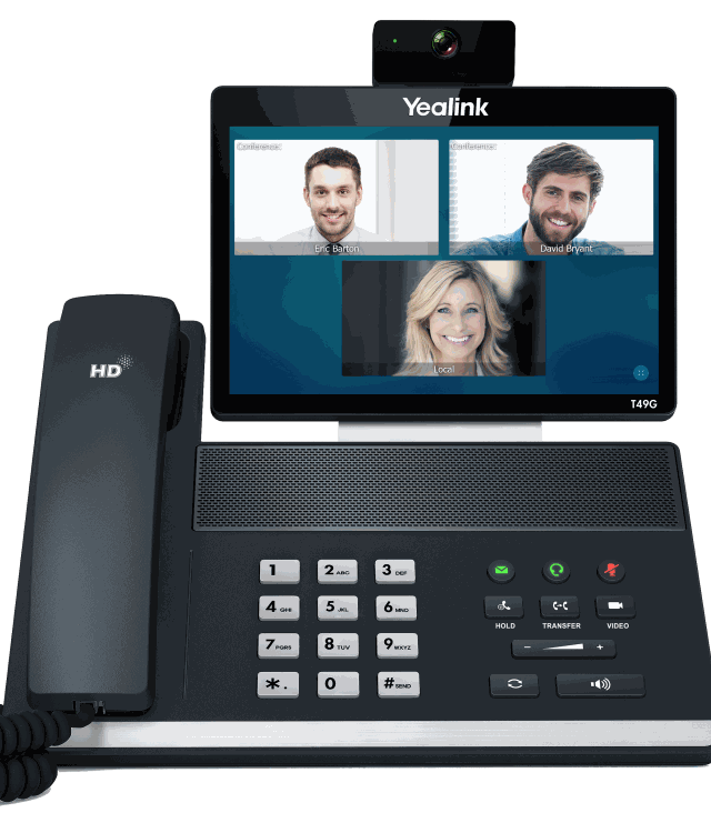 With Yealink's new video phones you can use 3cx WebMeeting without using your computer screen.