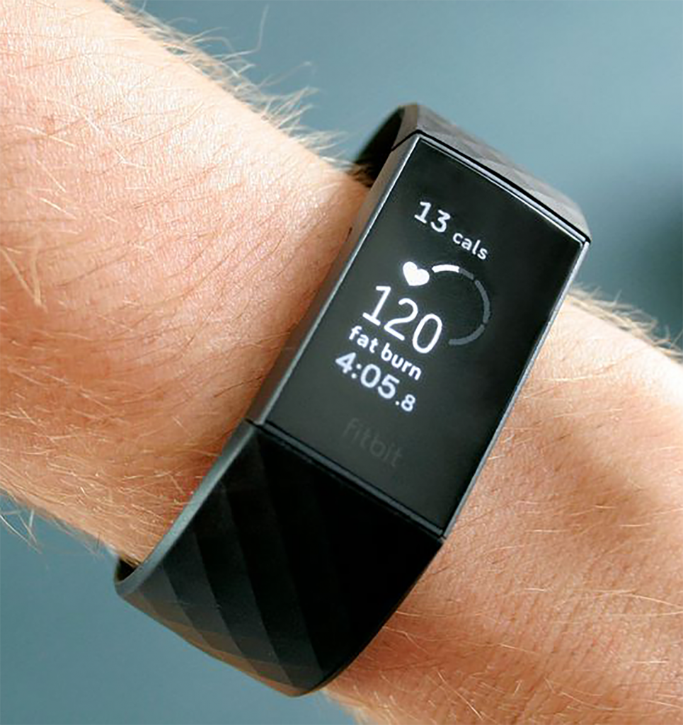 The Fitbit is a smartwatch that can track your exercise routine and count your calories.