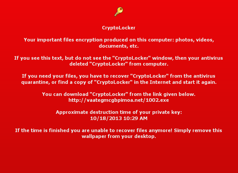 CryptoLocker was a ransomware attack that encrypted user's files until they paid a ransom in Bitcoin.