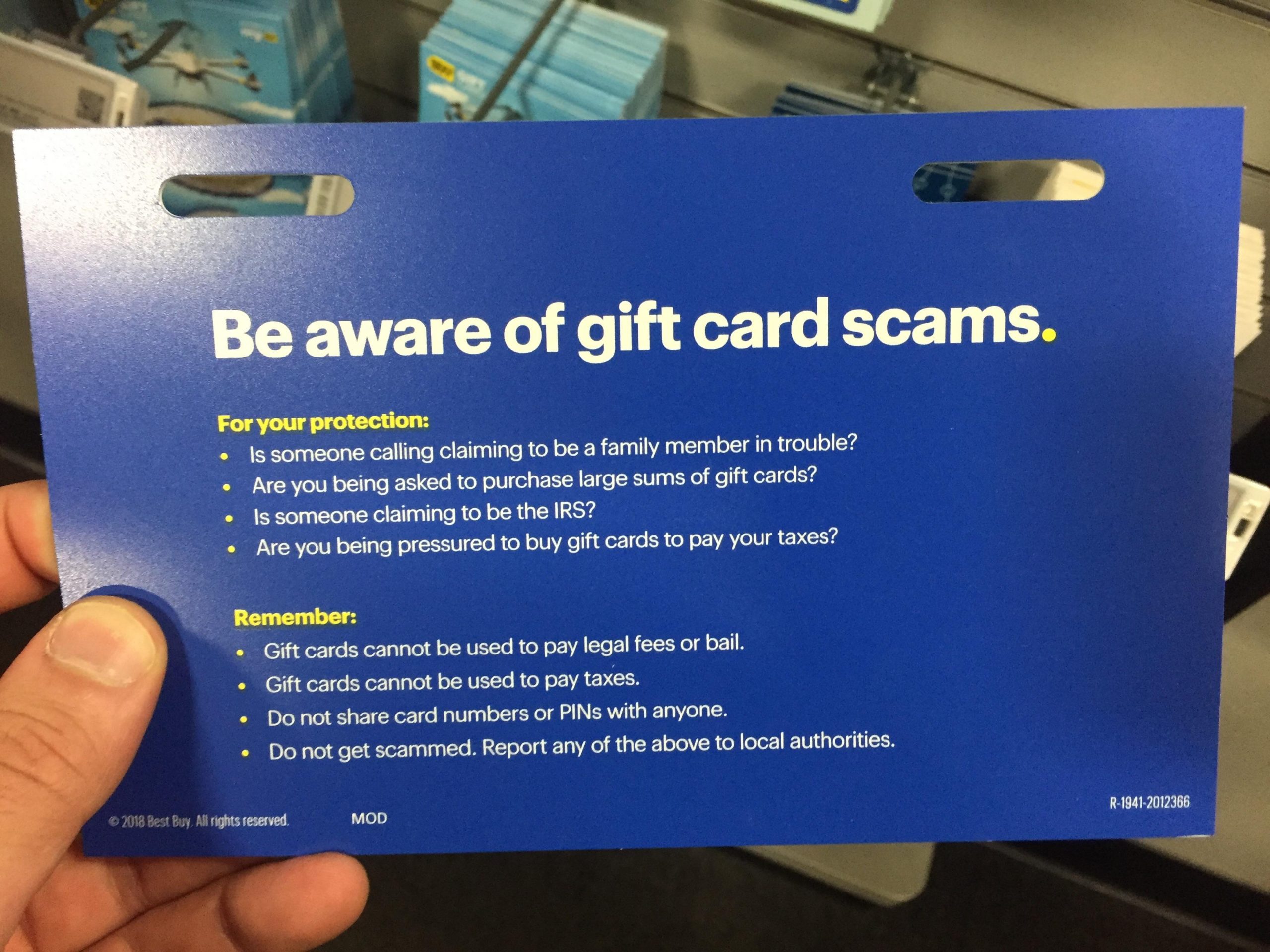 Gift Cards Top Fraudsters' Wish Lists