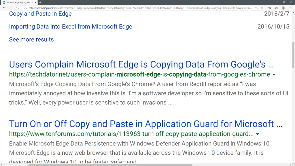 copy and paste not working windows 10 edge