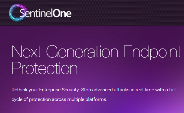 SentinelOne's endpoint security is the most advanced real time security solution we have ever come across. 