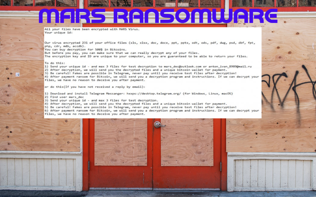 What is the Mars ransomware virus?